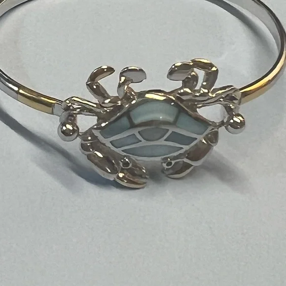 KOVEL Convertible 925/14K Bracelet With Crab Topper NEW - Picture 3 of 11